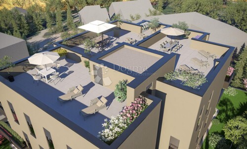 Zagreb, Jordanovac, luksuzan 4S- penthouse s vrtom, NKP 111,