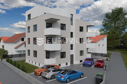 Zagreb, Donja Dubrava, Trnava, trosoban stan NKP 75,06 m2, drugi kat, NOVOGRA...