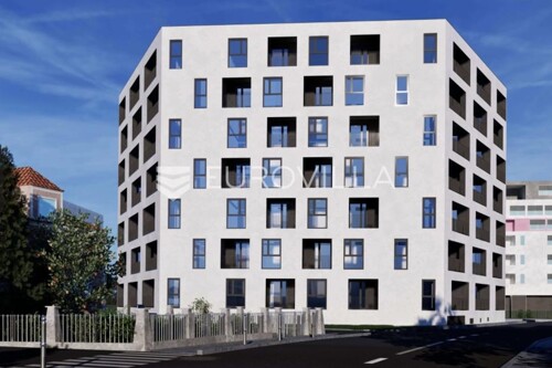 Zagreb, Vrapče, novogradnja, trosoban stan na petom katu s loggiom NKP 75m2