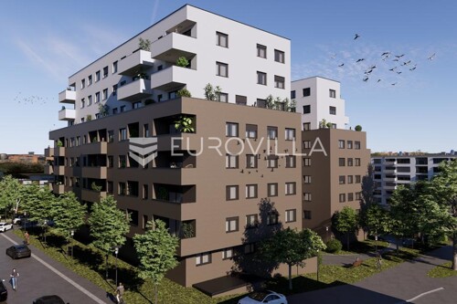 Zagreb, Trešnjevka HERITAGE, dvosoban stan NKP 44.73 m2