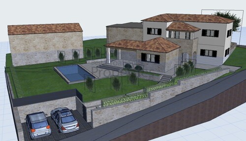 GRAĐEVINSKI TEREN 688M2 (SA GRAĐEVINSKOM I PROJEKTOM)