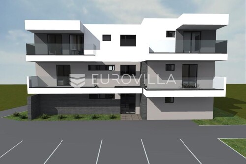 Pag, Novalja, dvosoban stan s bazenom i vrtom, NKP 94,81 m2