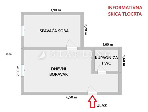 STAN, PRODAJA, ZAGREB, ČRNOMEREC, 27 m2, 2-soban