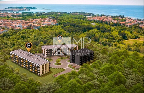 Ekskluzivan stan u Poreču, pogled na more, 82 m2