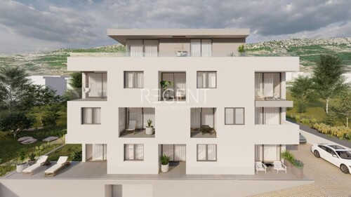 Split, Kaštel Lukšić - Dvosoban stan s balkonom 59 m2 novogradnja