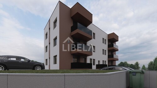 Zadar, novogradnja, 66,41 m2, trosobni stan s dvije podzemne garaže