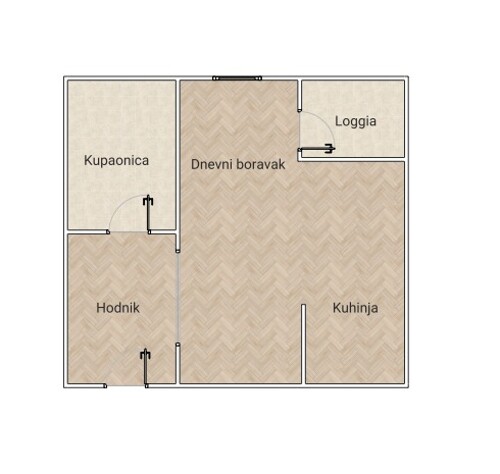 Stan, Prvi Najam, Zagreb, Dubrava, 33m2, novogradnja,