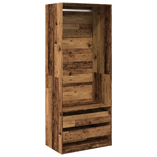 Ormar boja staro drvo 80 x 50 x 200 cm od konstruiranog drva - NOVO
