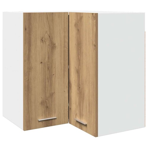 Viseći kutni ormarić Artisan hrast 57x57x60 cm izrađeno drvo - NOVO