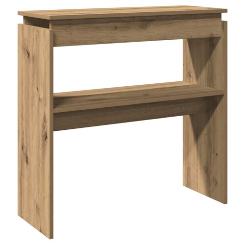 Konzolni stol Artisan hrast 80x30x80 cm konstruirano drvo - NOVO