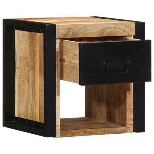 Noćni ormarići 2 kom 40x35x40 cm Puno grubo drvo Mango - NOVO