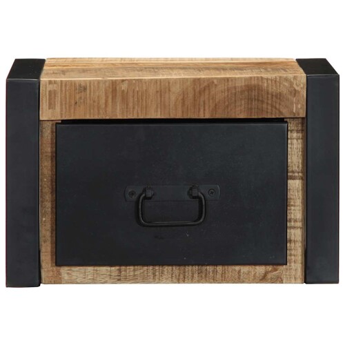 Noćni ormarići 2 kom 40x35x25 cm Puno grubo drvo Mango - NOVO