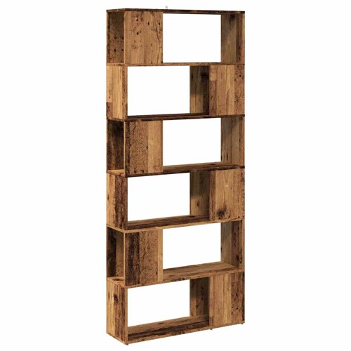 Ormar za knjige/Sobna pregrada staro drvo 80x24x186 cm - NOVO