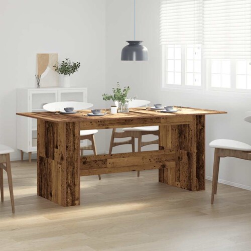 Blagovaonski stol staro drvo 180x90x76 cm konstruirano drvo - NOVO