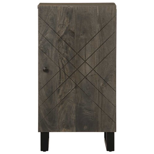 Komoda crna 40x33x75 cm Puno drvo Mango - NOVO