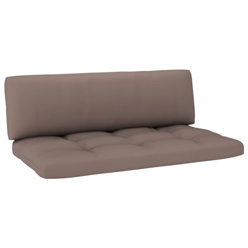 Srednja vrtna sofa od paleta od crno impregnirane borovine - NOVO