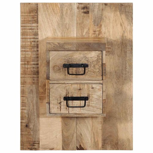 Noćni ormarić 60x32x80 cm Puno grubo drvo Mango - NOVO