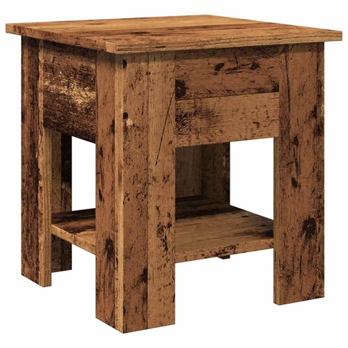 Stol za kavu staro drvo 40x40x42 cm konstruirano drvo - NOVO