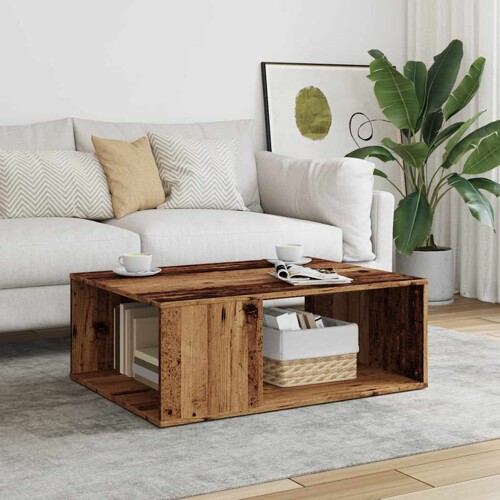 Stol za kavu Staro drvo 90x67x33 cm Konstruirano drvo - NOVO