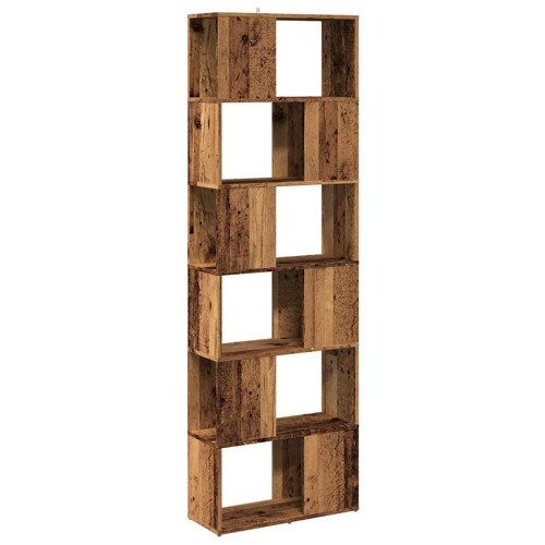 Ormarić za knjige/Sobna pregrada staro drvo 60x24x186 cm - NOVO