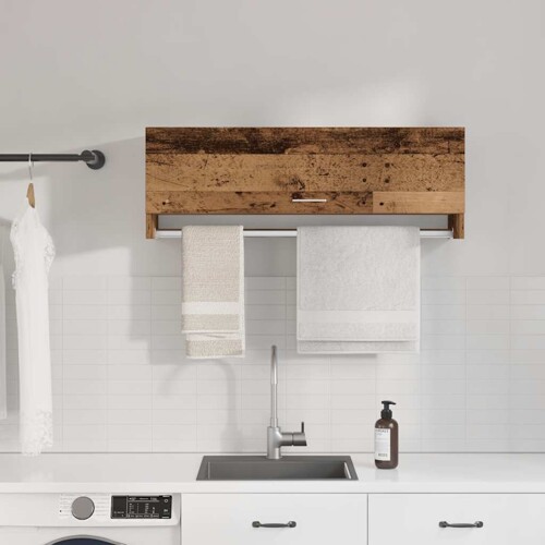 Ormar staro drvo 100x32,5x35 cm konstruirano drvo - NOVO