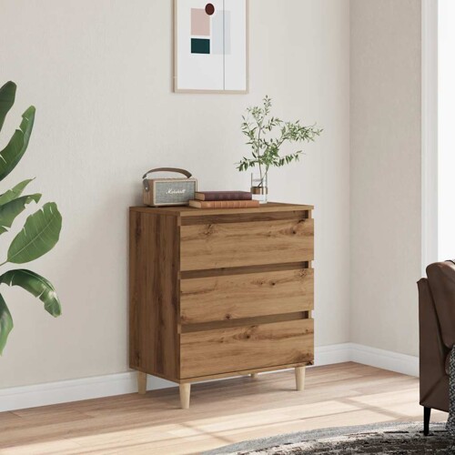Komoda Artisan hrast 60x35x70 cm izrađeno drvo - NOVO