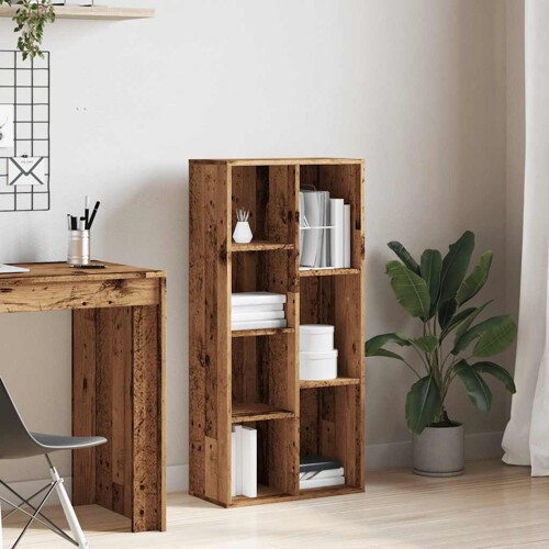 Ormar za knjige staro drvo 50x25x104 cm - NOVO