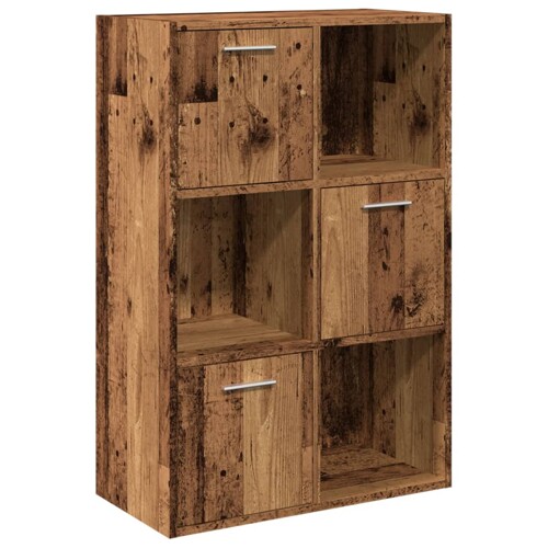 Polica za knjige Staro drvo 60,5x30x90 cm Konstruirano drvo - NOVO