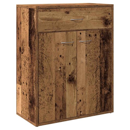 Komoda staro drvo 60x30x75 cm konstruirano drvo - NOVO