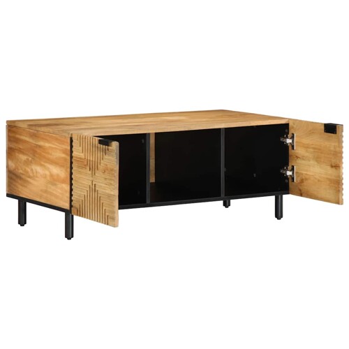 Stol za kavu smeđi 100x54x40 cm Puno drvo Mango - NOVO