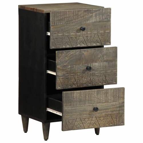 Komoda 40x33x75 cm Puno drvo Mango - NOVO