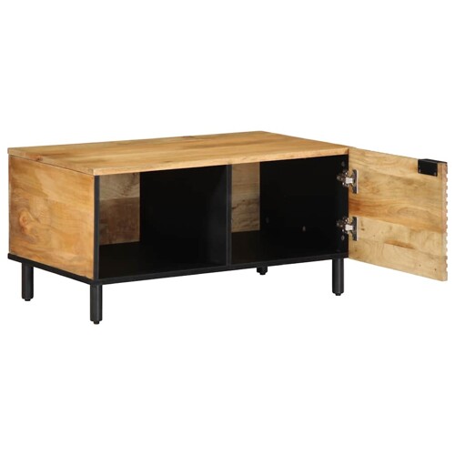 Stol za kavu smeđi 80x50x40 cm Puno drvo Mango - NOVO
