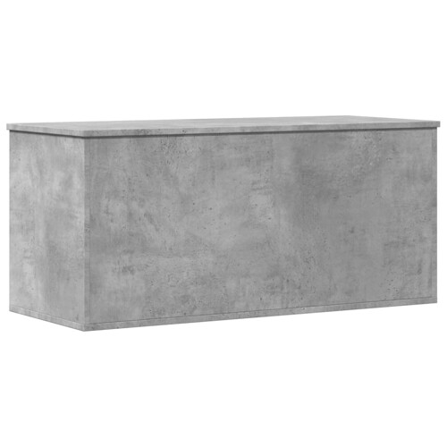 Kutija za pohranu boja betona 100x42x46 cm konstruirano drvo - NOVO