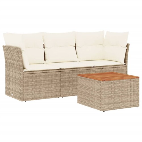 vidaXL-4-dijelni-set-vrtnih-sofa-s-jastucima-bez-od-poliratana - NOVO