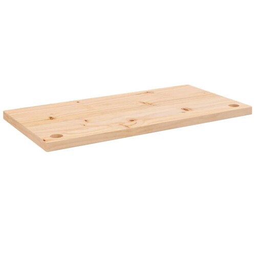 Ploča za radni stol 80 x 40 x 2,5 cm od masivne borovine - NOVO