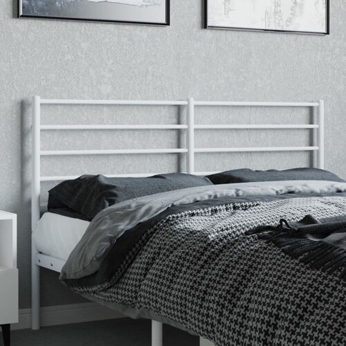 Metalno uzglavlje bijelo 140 cm - NOVO