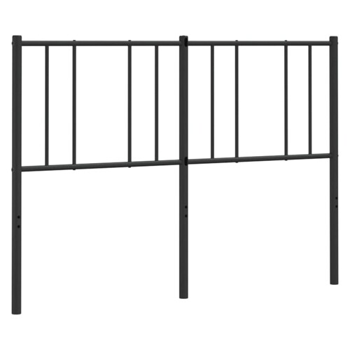 Metalno uzglavlje crno 135 cm - NOVO
