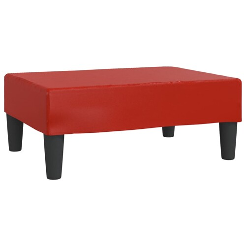Tabure crvena boja vina 78 x 56 x 32 cm od umjetne kože - NOVO