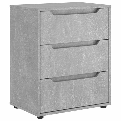 Komoda VISNES beton siva 60x40x73 cm konstruirano drvo - NOVO