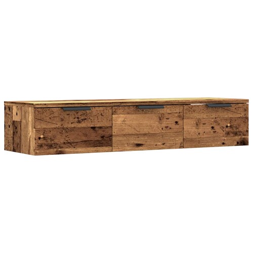 Zidni ormarić staro drvo 102x30x20 cm konstruirano drvo - NOVO
