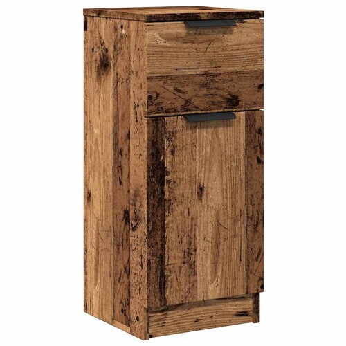 Komoda boja staro drvo 30 x 30 x 70 cm od konstruiranog drva - NOVO