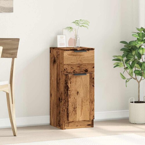 Komoda boja staro drvo 30 x 30 x 70 cm od konstruiranog drva - NOVO
