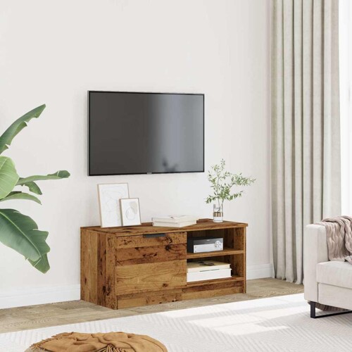 TV ormarić staro drvo 80x35x36,5 cm konstruirano drvo - NOVO