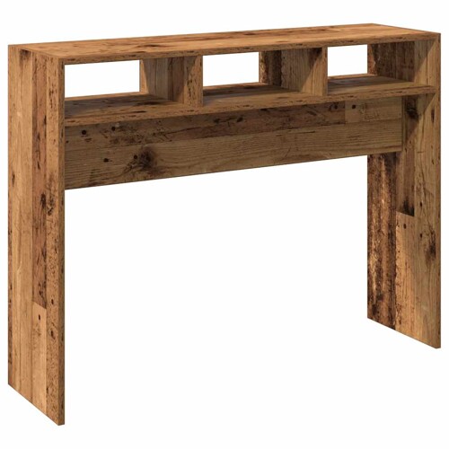 konzolni stol staro drvo 105x30x80 cm konstruirano drvo - NOVO