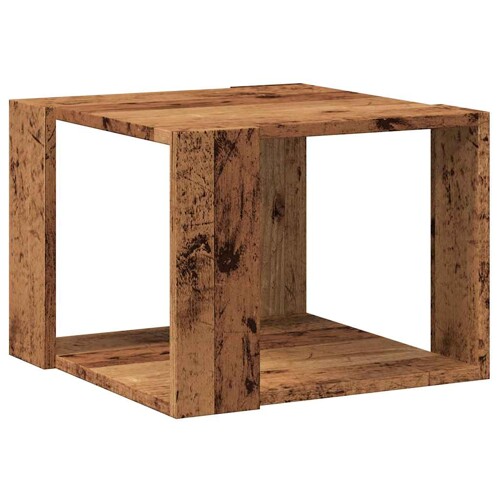 Stol za kavu staro drvo 40x40x30 cm konstruirano drvo - NOVO