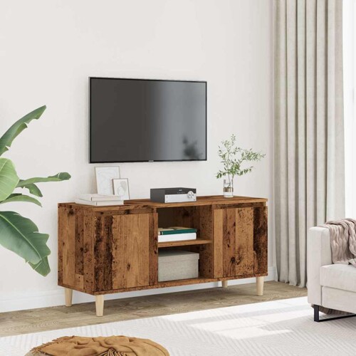 TV ormarić staro drvo 102x35x50 cm konstruirano drvo - NOVO