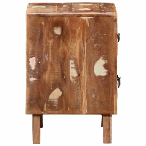 Noćni ormarić 2 kom 40x32x46 cm Obrađeno puno drvo - NOVO