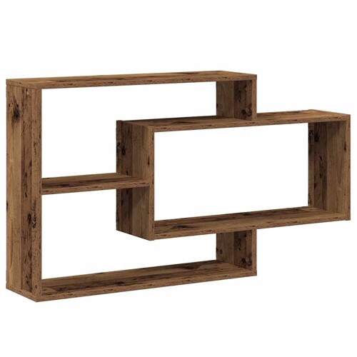 Zidna polica staro drvo 104x20x58,5 cm konstruirano drvo - NOVO