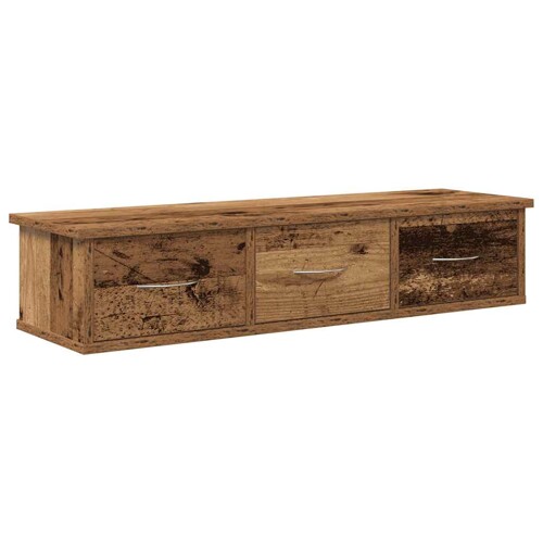 Zidni ormarić staro drvo 88x26x18,5 cm konstruirano drvo - NOVO