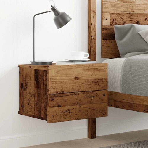 Zidni noćni ormarić Old Wood 40x32x30 cm - NOVO